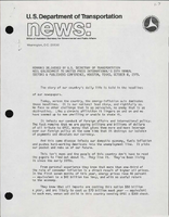 Remarks Delivered by US Secretary of Transportation Neil Goldschmidt to United Press Internationals 20th Annual Editors  Publishers Conference