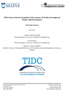 FRPConcrete Hybrid Composite Girder Systems Web Shear Strength and Design Guide Development