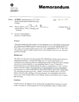 Action Implementation of FY 2019 Bridge Replacement and Rehabilitation Program