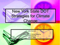 New York State DOT Strategies for Climate Change