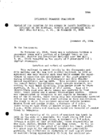 Interstate Commerce Commision Report of the Accident  Investigation Occuring on the NICHOLAS FAYETTE AND GREENBRIER RAILROAD SAW MILL WV