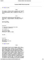 Evaluation of MOBILE Vehicle Emission Model