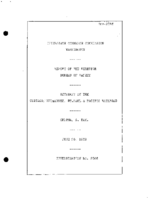 Interstate Commerce Commision Report of the Accident  Investigation Occuring on the CHICAGO MILWAUKEE ST PAUL AND PACIFIC RAILROAD GRETNA S DAK