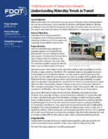 Understanding Ridership Trends in Transit Research Brief