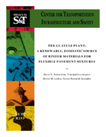 The Guayule Plant  A Renewable Domestic Source of Binder Materials for Flexible Pavement Mixtures