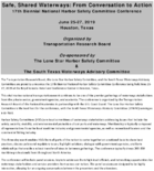 Safe Shared Waterways From Conversation to Action 17th Biennial National Harbor Safety Committee Conference