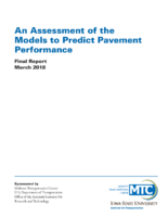 An Assessment of the Models to Predict Pavement Performance