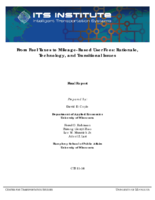 From fuel taxes to mileagebased user fees  rationale technology and transitional issues