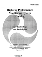 Highway performance monitoring system catalog  new technology and techniques