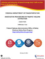 Innovative Procedures in Traffic Volume Estimation