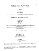 LOOP marine and estuarine monitoring program 197895  volume 6  sediment quality