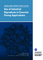 Use of Industrial Byproducts in Concrete Paving Applications