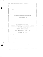 Interstate Commerce Commision Report of the Accident  Investigation Occuring on the CHICAGO MILWAUKEE ST PAUL AND PACIFIC RAILROAD CEDAR FALLS WA