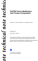 FASTER Fixture Modification Axial TensionCompression