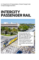 US Department of Transportation Climate Change Center Climate Strategies That Work Intercity Passenger Rail