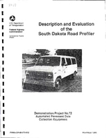 Description and Evaluation of the South Dakota Road Profiler