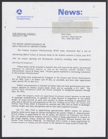 FAA News Releases 1991