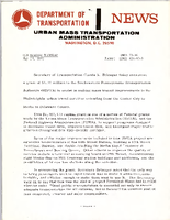Department of Transportation News Urban Mass Transportation Administration UMTA 7375
