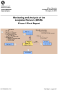 Monitoring and Analysis of the Integrated Network MAIN Phase II Final Report