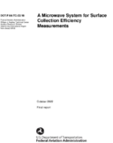 A Microwave System for Surface Collection Efficiency Measurements