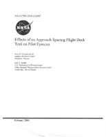 Effects of an Approach Spacing Flight Deck Tool on Pilot Eyescan