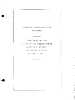 Interstate Commerce Commision Report of the Accident  Investigation Occuring on the PENNSYLVANIA RAILROAD REHWAY NJ