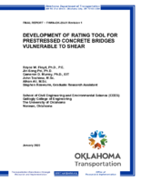 Development of Rating Tool for Prestressed Concrete Bridges Vulnerable to Shear