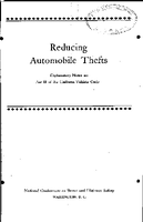 Explanatory Notes on Act II of the Uniform Vehicle Code National Conference on Street and Highway Safety