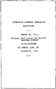 Interstate Commerce Commision Report of the Accident  Investigation Occuring on the CHICAGO ROCK ISLAND AND PACIFIC RAILROAD COMPANY DURANT IA