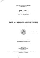 Part 04 Airplane Airworthiness As Amended to November 1 1943