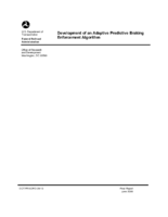 Development of an Adaptive Predictive Braking Enforcement Algorithm Final Report
