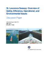 St Lawrence Seaway  overview of safety efficiency operational and environmental issues  discussion paper