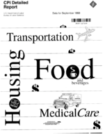 CPI Detailed Report Data for September 1998