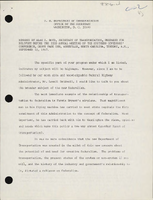 Remarks by Alan S Boyd Secretary of Transportation Prepared for Delivery Before the 33rd Annual Meeting of the Southern Governors Conference Asheville North Carolina