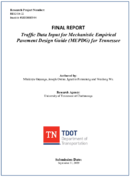 Traffic Data Input for Mechanistic Empirical Pavement Design Guide MEPDG for Tennessee
