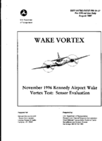 November 1996 Kennedy Airport Wake Vortex Test  Sensor Evaluation