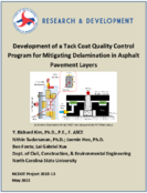Development of a Tack Coat Quality Control Program for Mitigating Delamination in Asphalt Pavement Layers