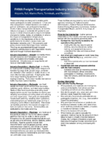 FHWA Freight Transportation Industry Internship Airports Rail Marine Ports Terminals and Pipelines