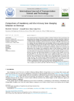 Comparisons of Mandatory and Discretionary Lane Changing Behavior on Freeways