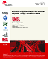 Decision Support for Dynamic Risks to Improve Supply Chain Resilience
