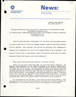 Remarks Prepared for Delivery by Secretary of Transportation Elizabeth Hanford Dole at the Highway Users Federation Safety and Mobility Annual Meeting
