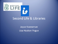 Second Life  Libraries