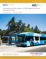 A Comprehensive Study of Impacts of Q Bus Rapid Transit System on Blackstone Avenue
