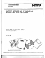 Current Methods for Optimizing Rail Marshalling Yard Operations