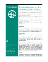Structural Behavior of a 2nd Generation UHPC PiGirder  techbrief