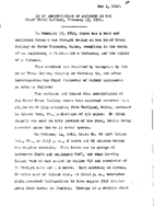 Interstate Commerce Commission Report of the Accident  Investigation Occurring on the GRAND TRUNK RAILWAY NORTH YARMOUTH ME