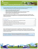 FHWAs Fostering Multimodal Connectivity Newsletter  Spring 2023