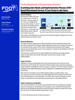 Examining Data Needs and Implementation Process of AVBased Microtransit Service A Case Study in Lake Nona Summary