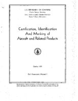 CAM 1 Certification Identification And Marking Of Aircraft And Related Products 1952