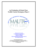 An evaluation of school zone traffic control strategies  phase I